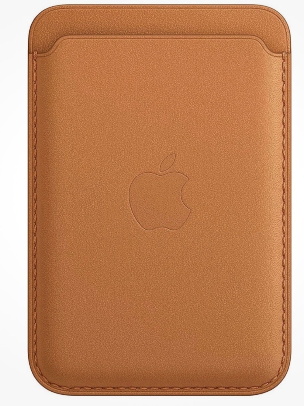 Apple iPhone MagSafe wallet. Golden Brown with find my capabilities. Open box.